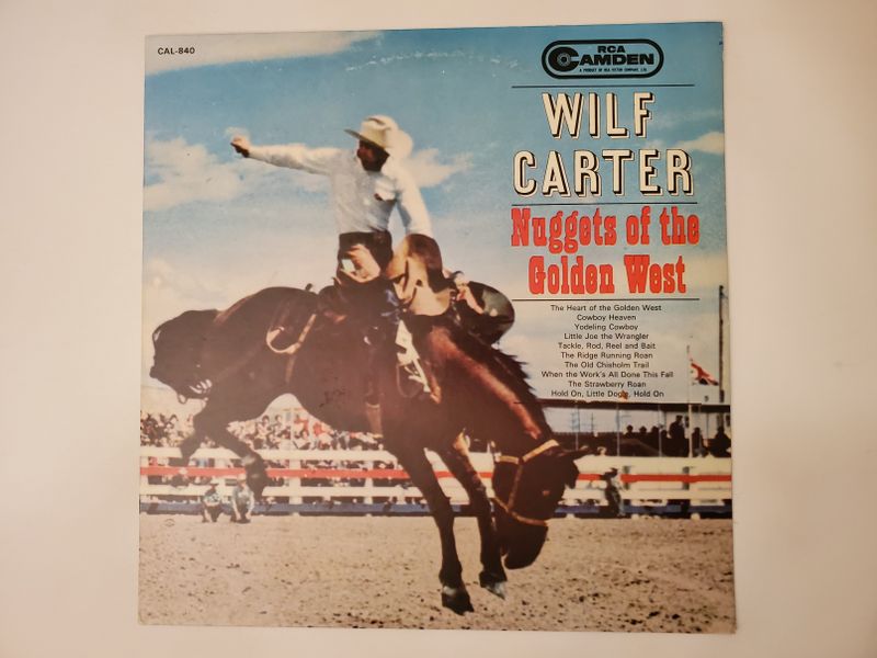 Wilf Carter Nuggets of the Golden West vinyl record